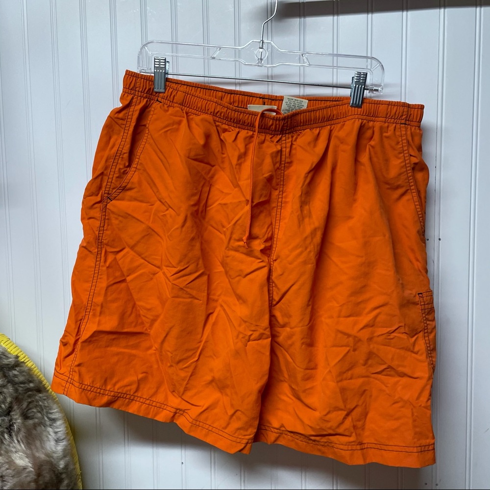 Men's St. John's Bay Orange swim trunks size XL - Picture 5 of 5
